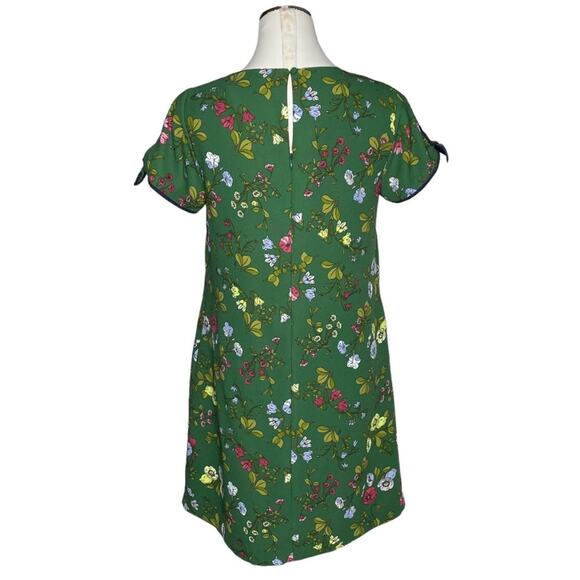 Ann Taylor Floral Tie Sleeve Shift Dress size 8 - Picture 3 of 10